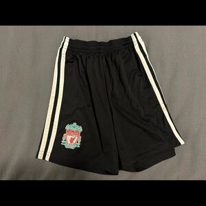 Youth boys Adidas Xs VTG 2007 Athletic Shorts Liverpool Football Club
